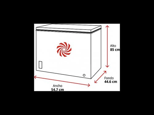Congelador horizontal Midea MDRC154FZE01