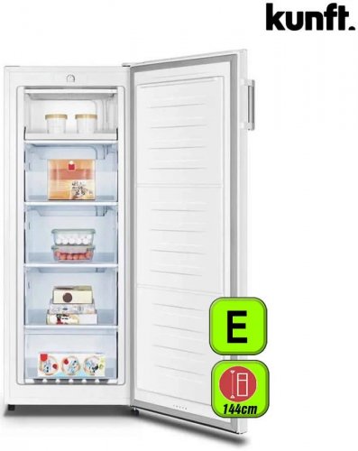 Congelador Vertical 143x55 KUNFT KUF9261WH Blanco Clase E