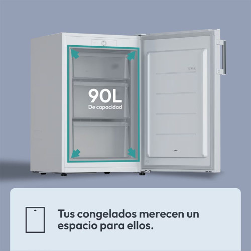 Congelador vertical Candy - CNUQ2L58EWH Blanco