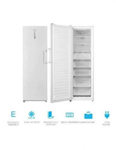 Congelador vertical Edesa EZS-1823 NF WH
