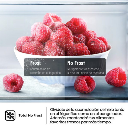 Congelador vertical Hisense No frost, Multi Airflow - FV191N4AW2 Blanco
