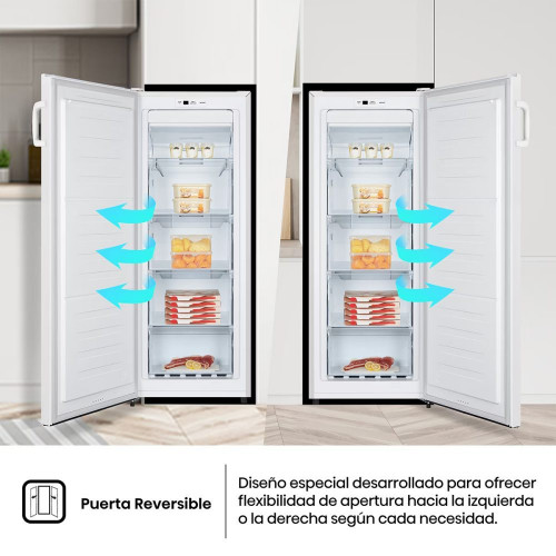 Congelador vertical Hisense No frost, Multi Airflow - FV191N4AW2 Blanco