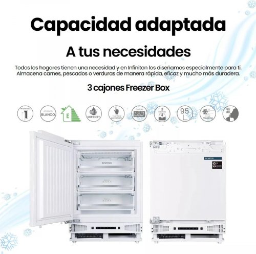 Congelador vertical Infiniton CV-BB96V82WEM