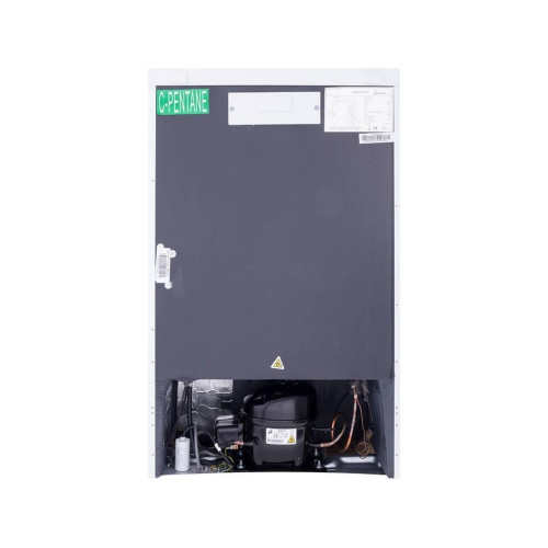 Congelador Vertical KUNFT KUF9126 WH (Estático - 85 cm - 85 L - Blanco)
