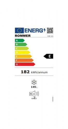 Congelador Vertical Rommer CVE 121 E Blanco