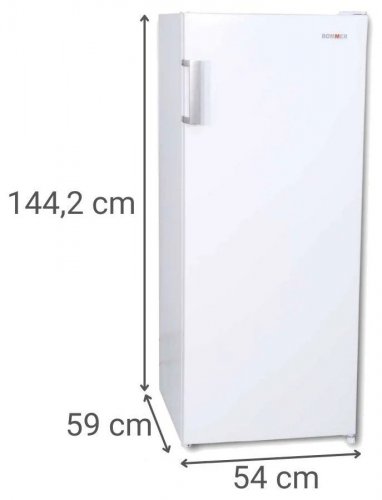 Congelador vertical Rommer CVE 146 NF