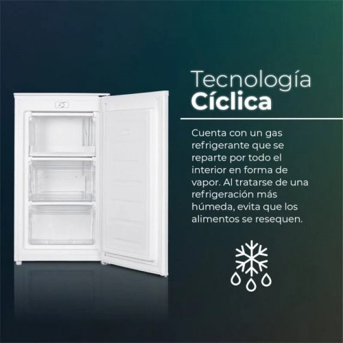 Congelador Vertical Svan SCV85502E E Blanco