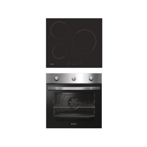 Conjunto de horno multifunción y placa vitrocerámica Candy - PCI27XCH63CC4U2 Inox / Negro