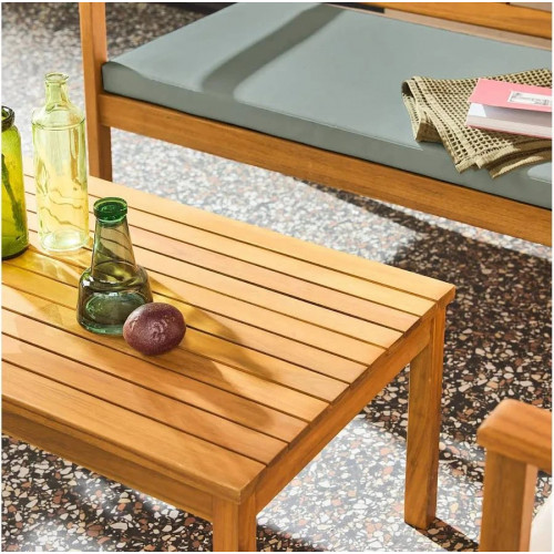 Conjunto de jardín de madera de acacia