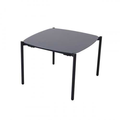 Conjunto de jardín Naterial Levo de acero gris para 2 personas