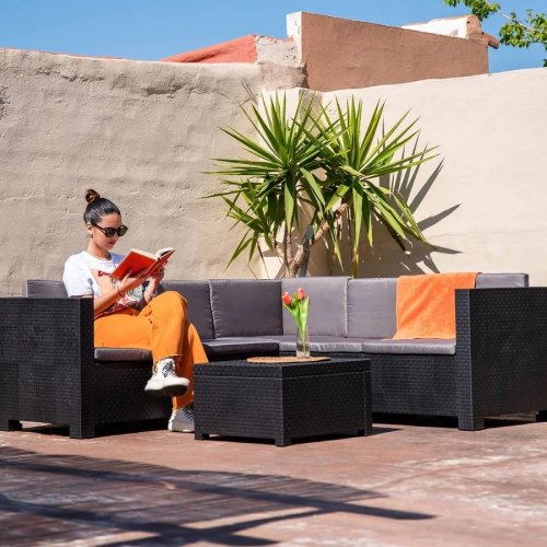 Conjunto de Jardín Oasis Grafito