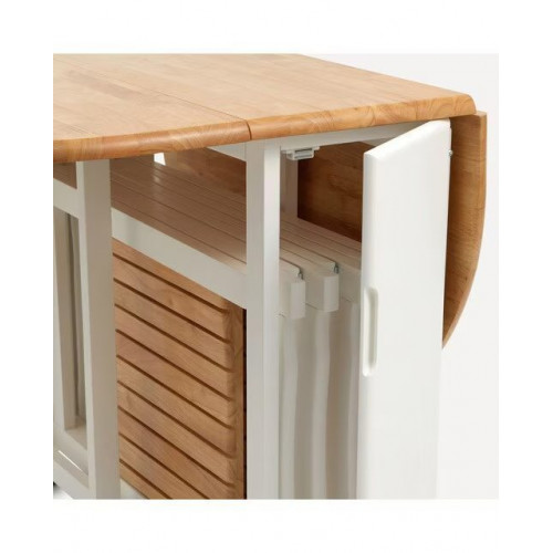 Conjunto de madera de hevea Nimes Blanco