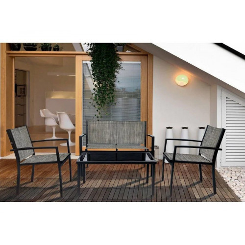 Conjunto de muebles bajos de jardín 