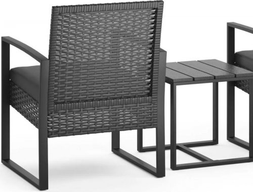 Conjunto de Muebles de Jardín 3 Piezas