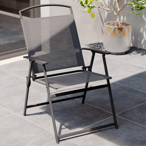 Conjunto de muebles de jardín de acero Doma para 6 comensales