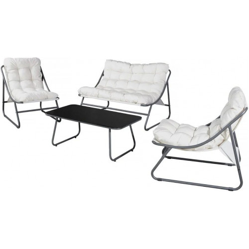 Conjunto de muebles de jardín de metal 