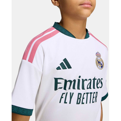 Conjunto de niños 1ª equipación Real Madrid CF 2026-2027 adidas Blanco