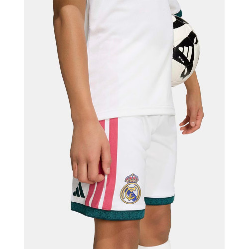 Conjunto de niños 1ª equipación Real Madrid CF 2026-2027 adidas Blanco