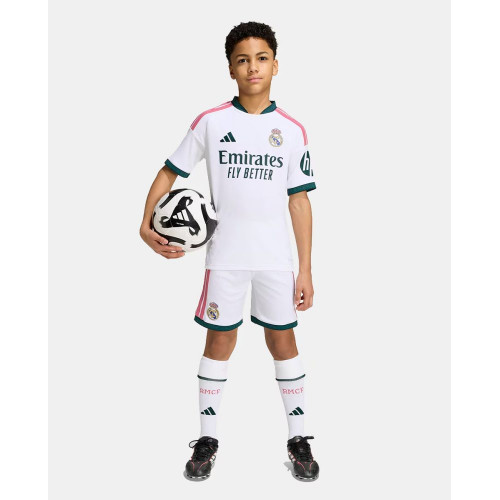 Conjunto de niños 1ª equipación Real Madrid CF 2026-2027 adidas Blanco