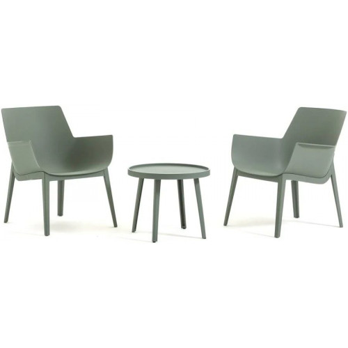 Conjunto de relax de 2 sillones con mesa jardín