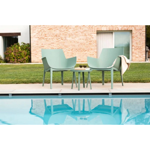 Conjunto de relax de 2 sillones con mesa jardín