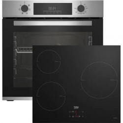 Conjunto Horno y Placa Beko BBSE12340XD