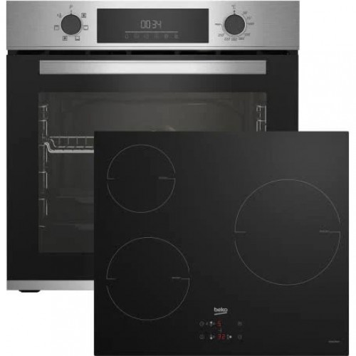 Conjunto Horno y Placa Beko BBSE12340XD