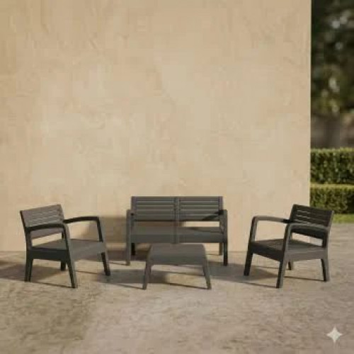 Conjunto Muebles de Exterior Valencia de 4 Plazas
