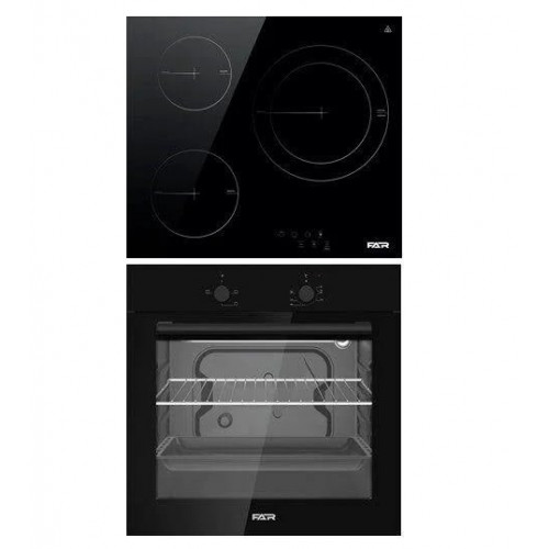 Conjunto placa vitrocerámica y horno far fa-bivob-2025