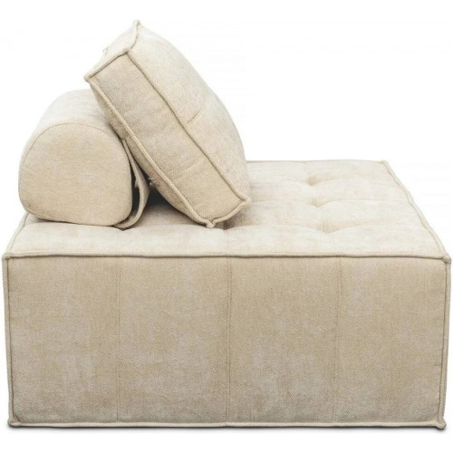 Conjunto sillones modulares tipo sofá en tela texturizada 