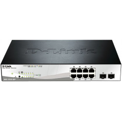 Conmutador, 10 puertos, Gigabit Ethernet, PoE
