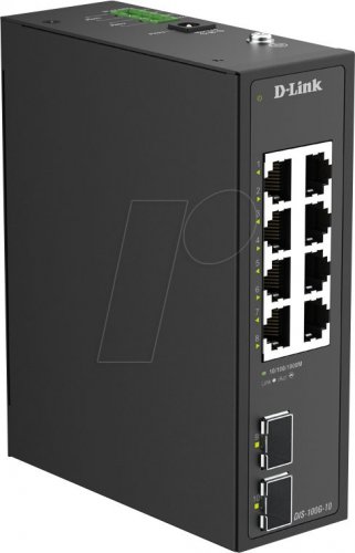 Conmutador, 10 puertos, Gigabit Ethernet, SFP