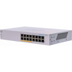 Conmutador, 16 puertos, Gigabit Ethernet, PoE