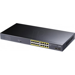 Conmutador, 18 puertos, Gigabit Ethernet, PoE+, SFP
