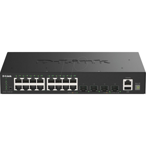 Conmutador, 20 puertos, Gigabit Ethernet, SFP+
