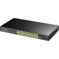 Conmutador, 24 puertos, Gigabit Ethernet, PoE+, SFP