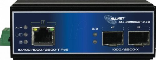 Conmutador, 3 puertos, 2,5 Gigabit Ethernet, PoE+++, SFP