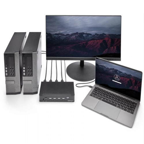 Conmutador KVM StarTech 4 Puertos HDMI 1080p USB 3.0