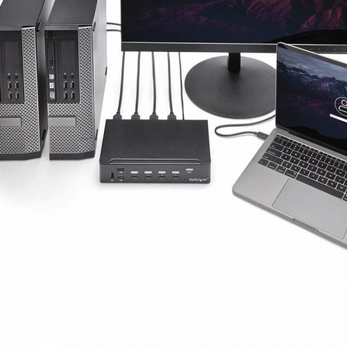 Conmutador KVM StarTech 4 Puertos HDMI 1080p USB 3.0