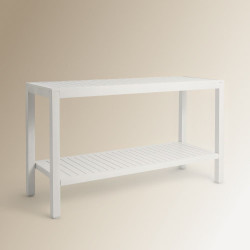 Consola de jardín Chicago Blanco