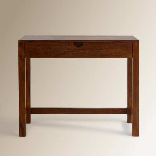 Consola de madera de palisandro con 1 cajón Bombay EuroVolter Natural