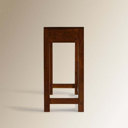 Consola de madera de palisandro con 1 cajón Bombay EuroVolter Natural
