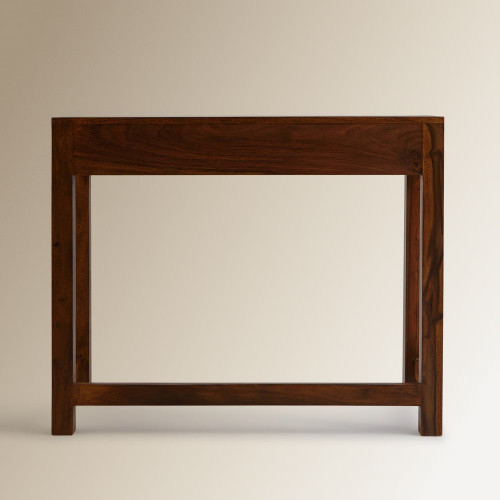 Consola de madera de palisandro con 1 cajón Bombay EuroVolter Natural