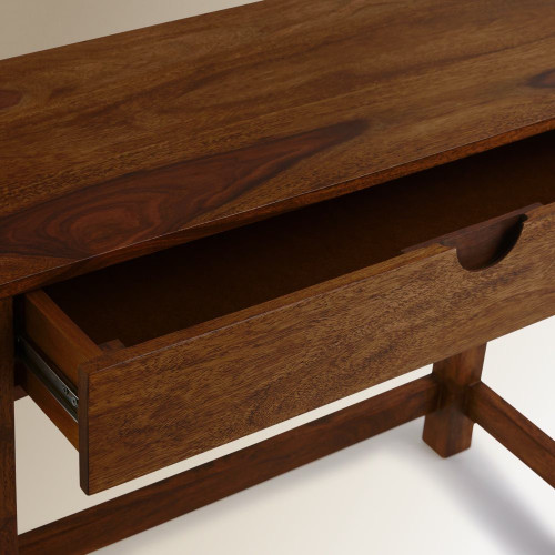 Consola de madera de palisandro con 1 cajón Bombay EuroVolter Natural