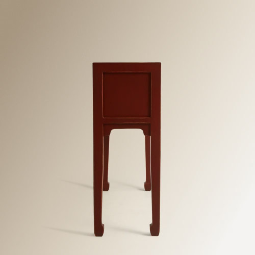 Consola de madera de pino Pekín Rojo