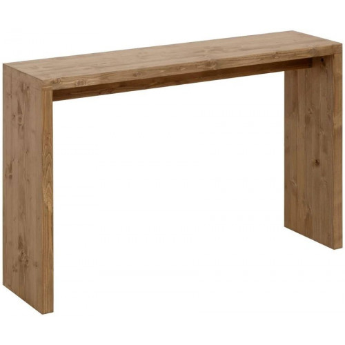 Consola de madera maciza en tono 120x80cm