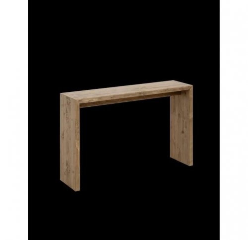 Consola de madera maciza en tono 120x80cm