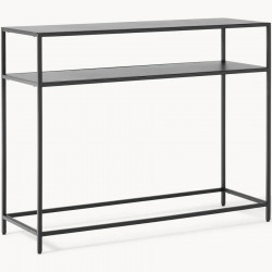 Consola de metal Neptun Negro metal An 100 x Al 79 cm