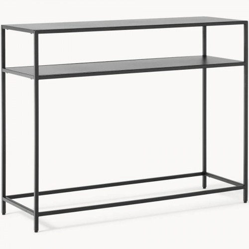 Consola de metal Neptun Negro metal An 100 x Al 79 cm