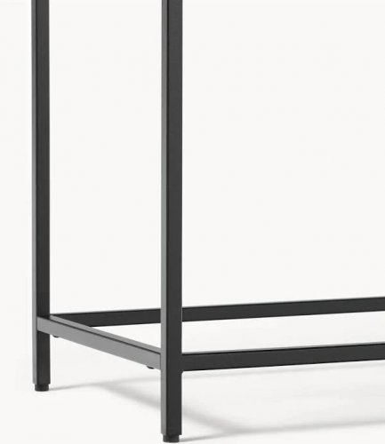 Consola de metal Neptun Negro metal An 100 x Al 79 cm